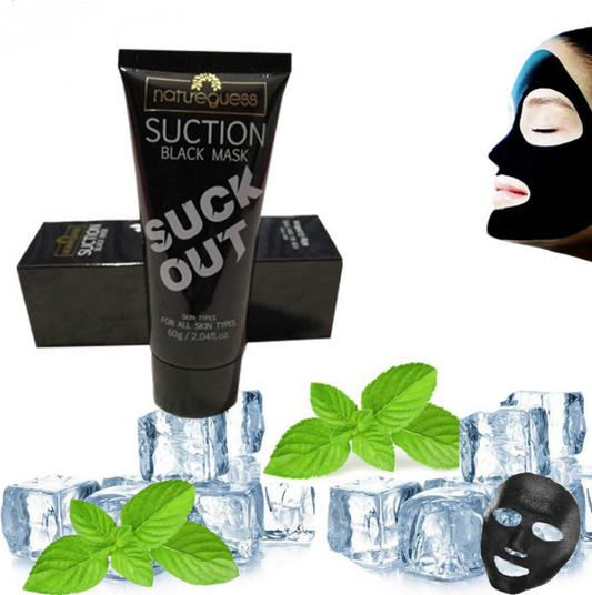 Mask bamboo charcoal tearing black mask cleansing hydrating to blackhead