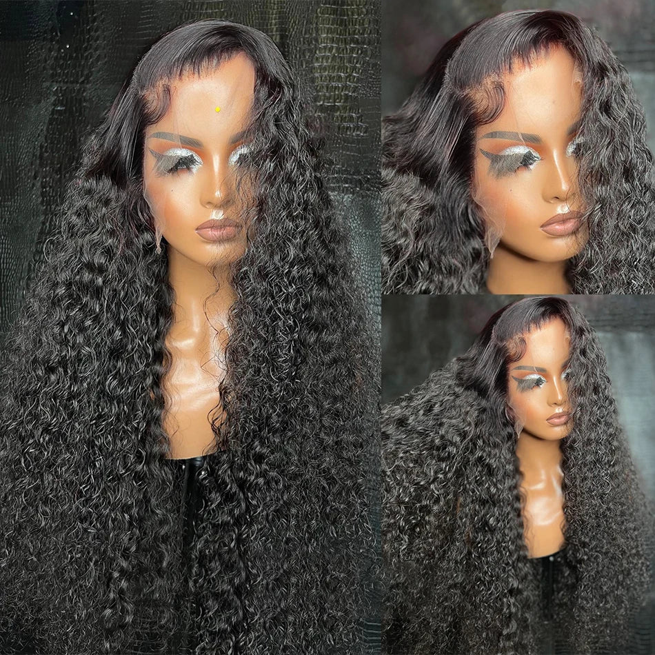 Hd Lace Wig 13x6 Human Hair Deep Wave Frontal Wig  Curly Wigs For Women Brazilian Hair 13x4 Water Wave Lace Front Wig